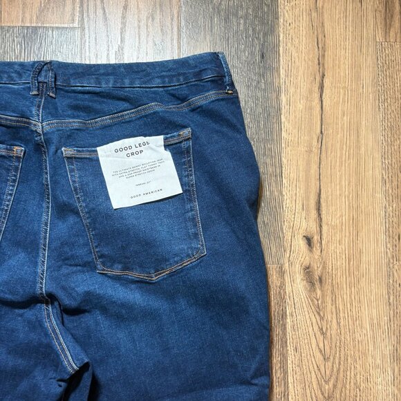 Good American Good Leg Crop Jeans Size 28-32 Plus NWT - Picture 4 of 7